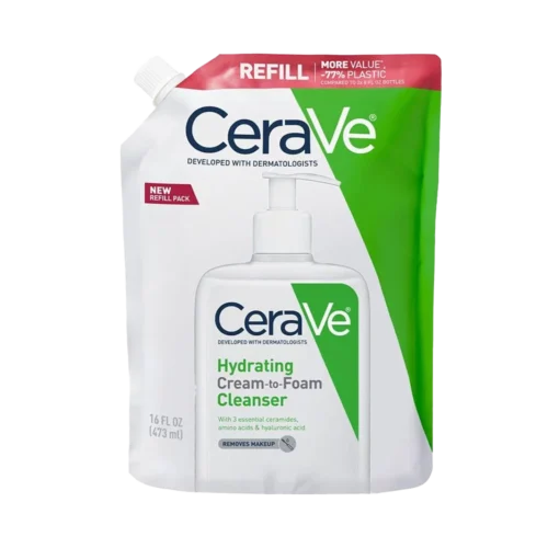 CeraVe Hydrating Cream-to-Foam Cleanser Refill - Image 1