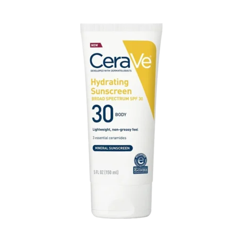 CeraVe Hydrating Mineral Sunscreen SPF 30 Body Lotion - Image 1