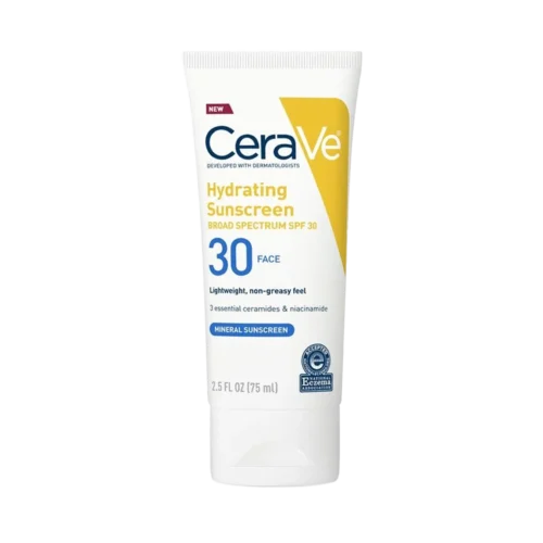 CeraVe Hydrating Mineral Sunscreen SPF 30 Face Lotion - Image 1