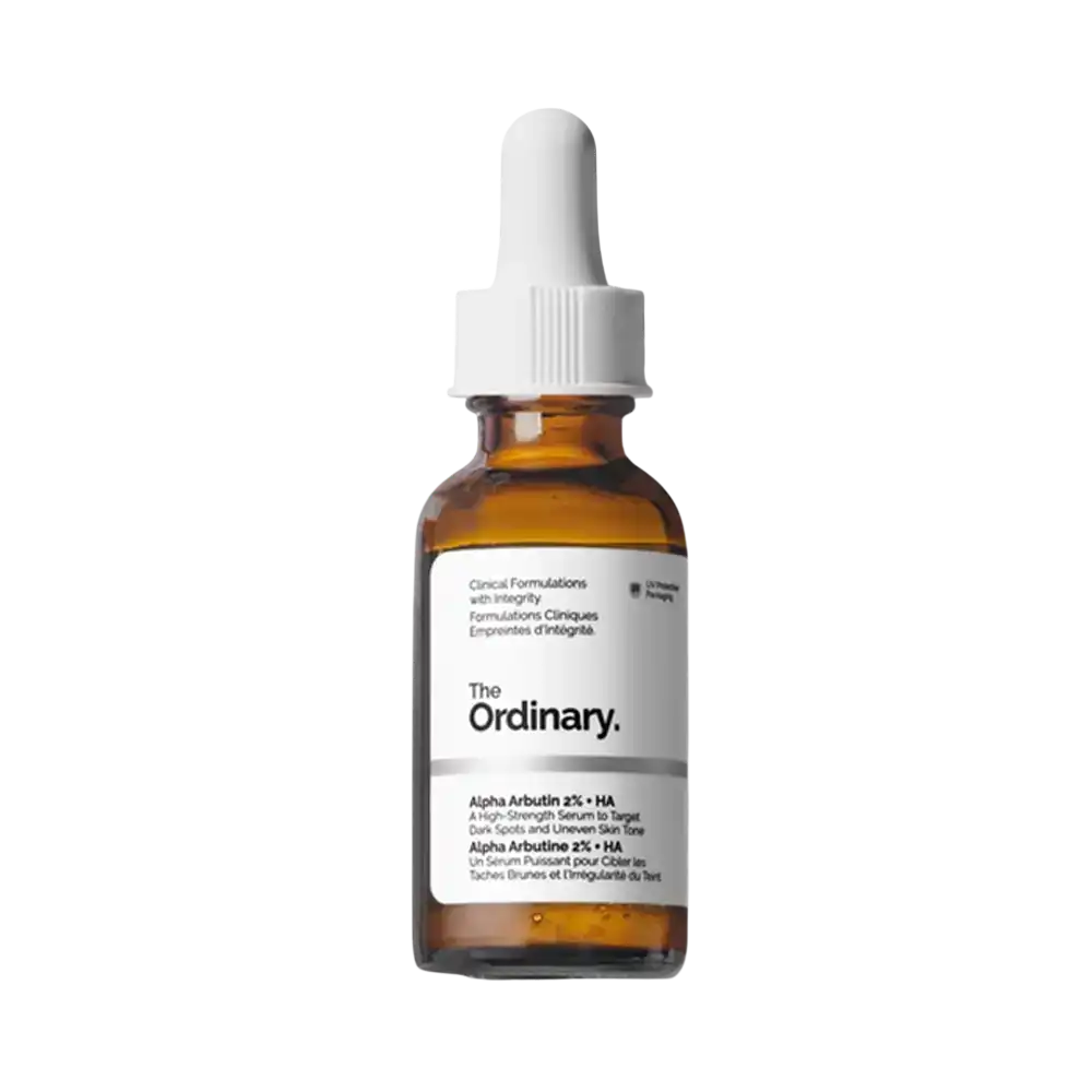 The Ordinary Alpha Arbutin 2% + HA serum bottle