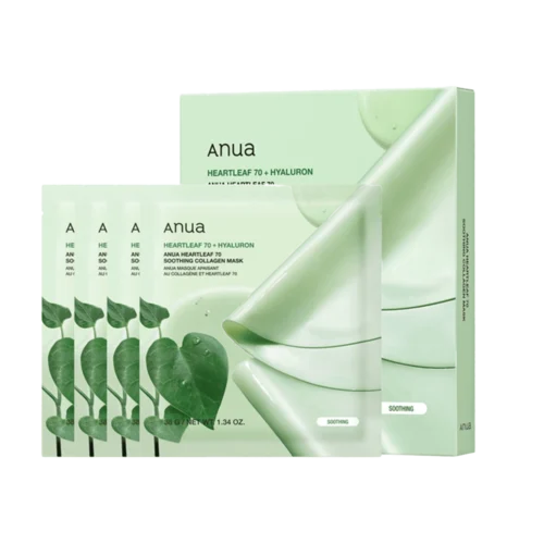 ANUA Heartleaf 70 Soothing Collagen Mask - Image 1