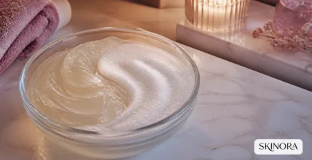 Double cleansing skincare routine