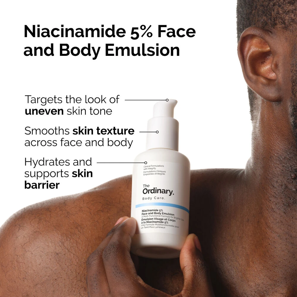 Benefits of The Ordinary Niacinamide 5% Face and Body Emulsion for face and body skin