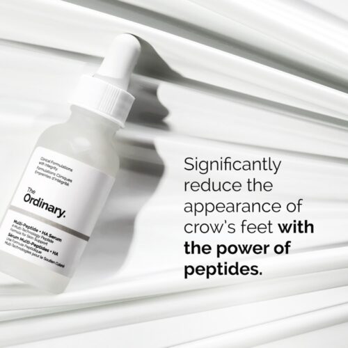 The Ordinary Multi-Peptide + HA Serum for the appearance of crow's feet