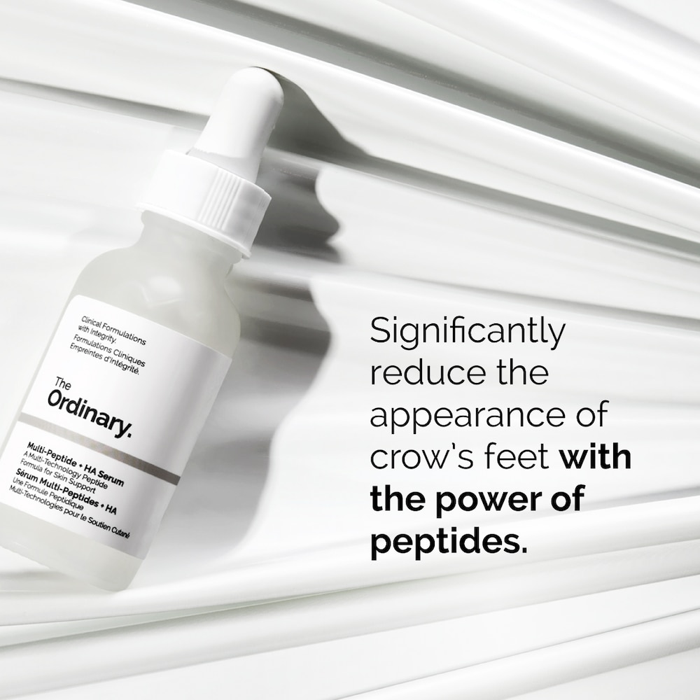 The Ordinary Multi-Peptide + HA Serum for the appearance of crow's feet