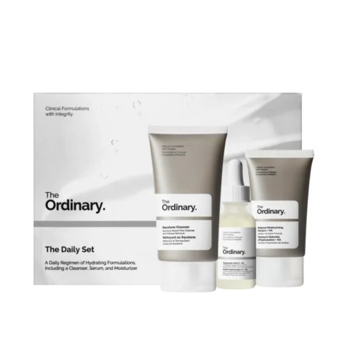 The Ordinary набор для ежедневного ухода с очищающим средством, сывороткой и кремом