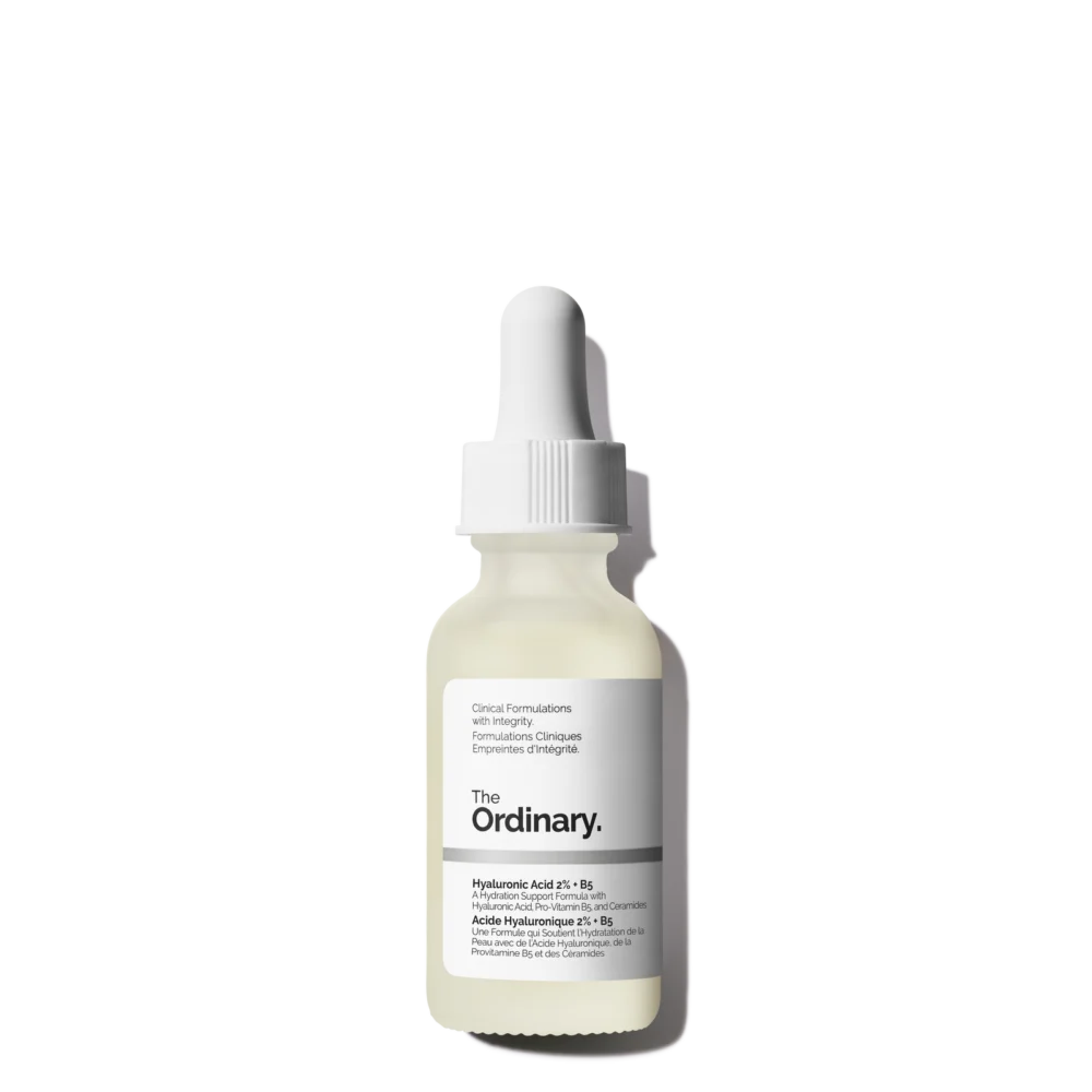 The Ordinary ყოველდღიური მოვლის ნაკრების Hyaluronic Acid 2% + B5 კერამიდებით 30 მლ